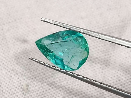 Certified 1.15ct Zambian Natural Emerald
