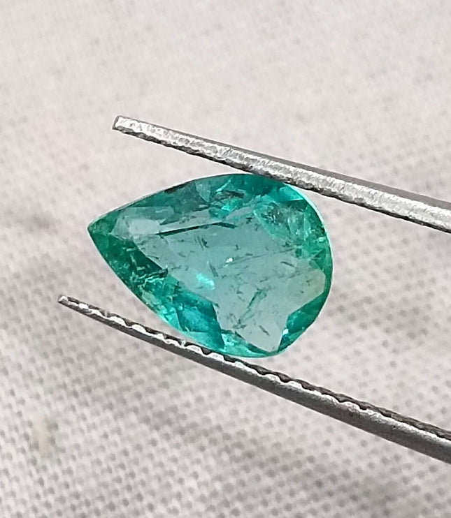 Certified 1.15ct Zambian Natural Emerald