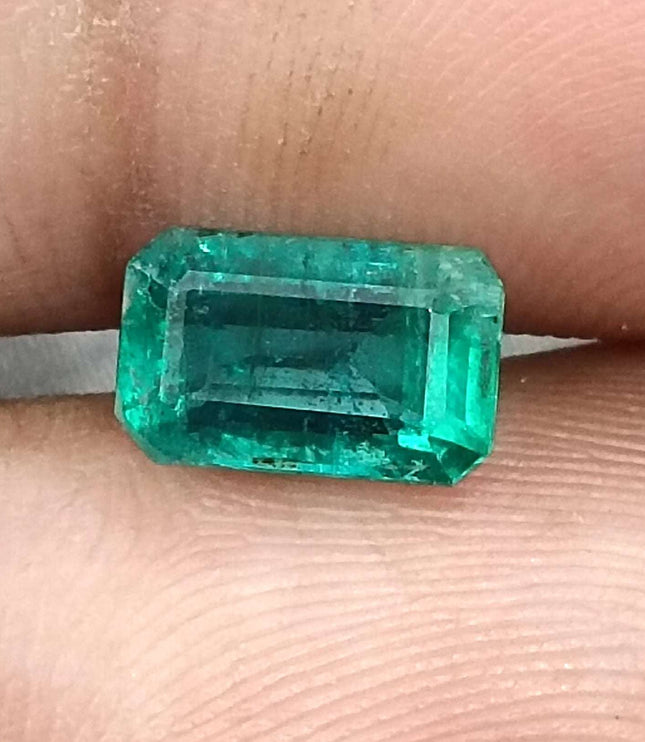 Certified 1.83ct Natural Zambian Emerald