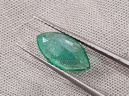 Certified 1.52ct Natural Zambian Emerald