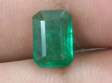 Certified 1.63ct Zambian Natural Emerald.