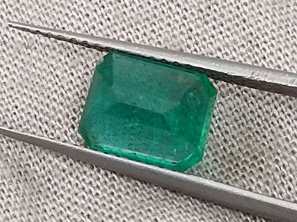 Certified 1.87ct Natural Zambian Emerald Stone
