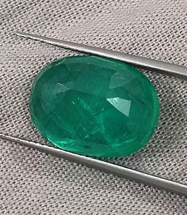 Panjshir Emerald 7.48ct Natural Spring Green Oval Cut Loose Stone