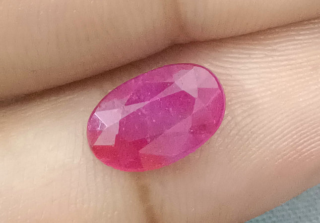 GSI Certified 1.99ct Mozambique Ruby, Natural Untreated Gemstone