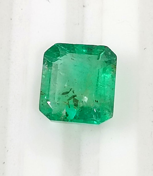 Certified 1.51ct Natural Zambian Emerald Stone