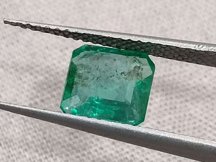 1.38ct Natural Zambian Emerald GSI Certified