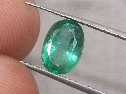 1.38ct Certified Zambian Natural Emerald.