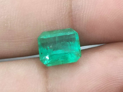 3.52ct Certified Zambian Natural Emerald Stone