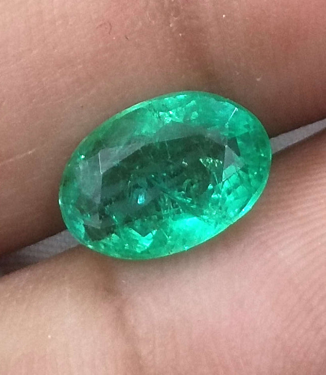 2.57ct Certified Natural Zambian Emerald