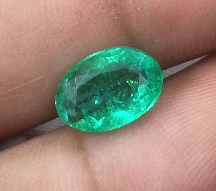 2.57ct Certified Natural Zambian Emerald