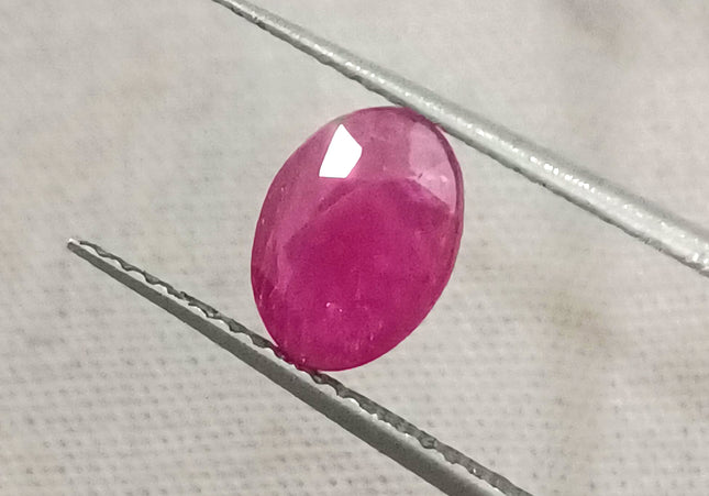 GSI Certified 1.32ct Mozambique Ruby, Natural untreated Gemstone