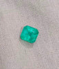 1.68ct Medium Vivid Green Panjshir Emerald, 100% Natural Earth Mined Gemstone