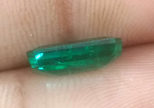 2.29ct High Quality GSI USA Certified Vivid Green Zambian Emerald Minor Oiled Loose Gemstone