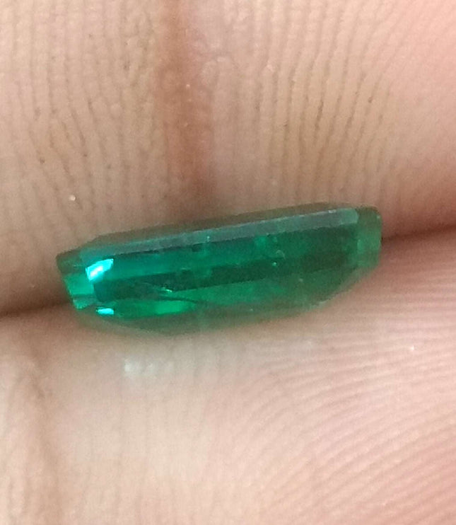 2.29ct Quality Natural Emerald, Certified Zambian Origin Octagon Cut Stone