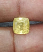 GSI Certified 3.85ct Vivid Yellow Sapphire, 100% Natural Untreated Gemstone.