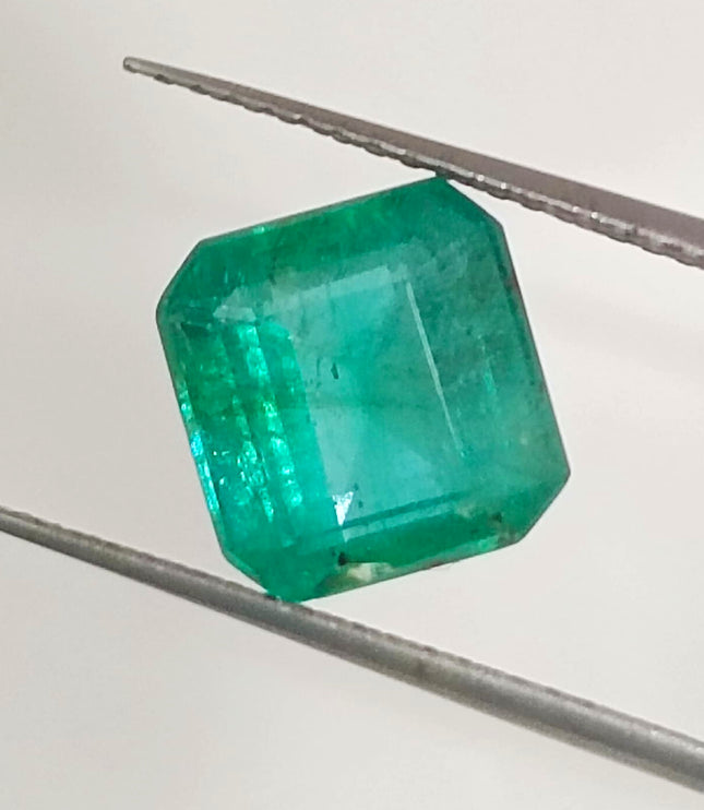 Zambian Emerald 2.61ct Certified Medium Deep Green Natural Gemstone