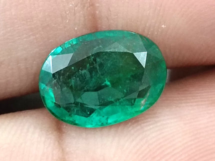 Certified 3.40ct Zambian Emerald