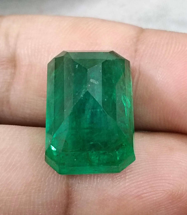 Swat Emerald 29.19ct Natural Deep Velvet Green Gemstone