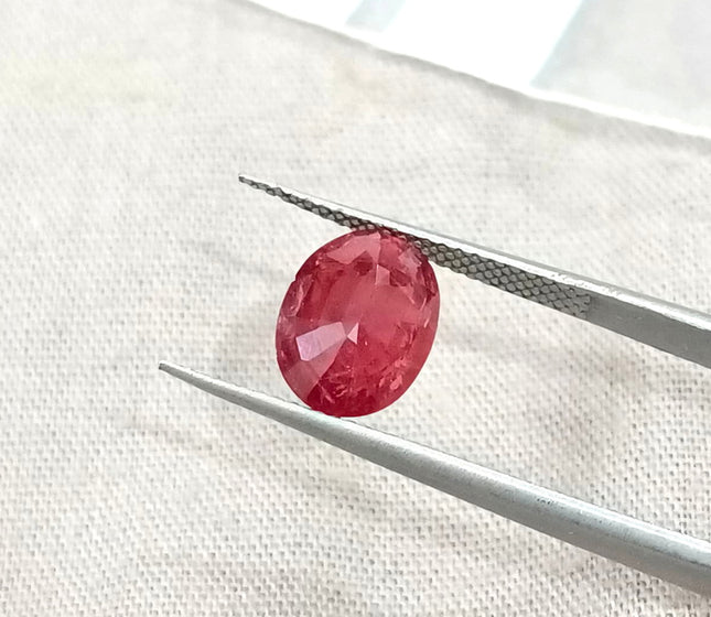 2.53ct Natural Unheated Ruby SGL Certified Mozambique