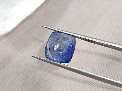 3.44ct Certified  Blue Ceylon Sapphire, Natural Only Heat Earth Mined Gemstone.