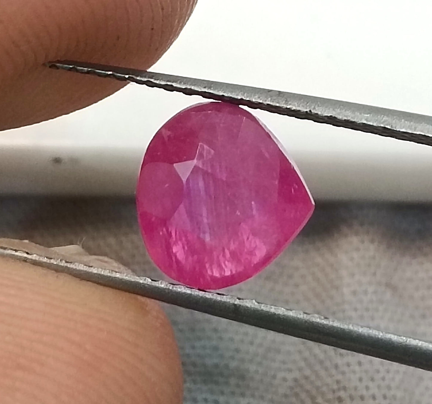 1.99ct African Ruby Certified By GSI, Natural Untreated Gemstone