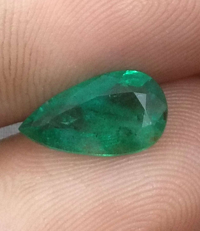 2.08ct Certified Zambian Natural Emerald Stone