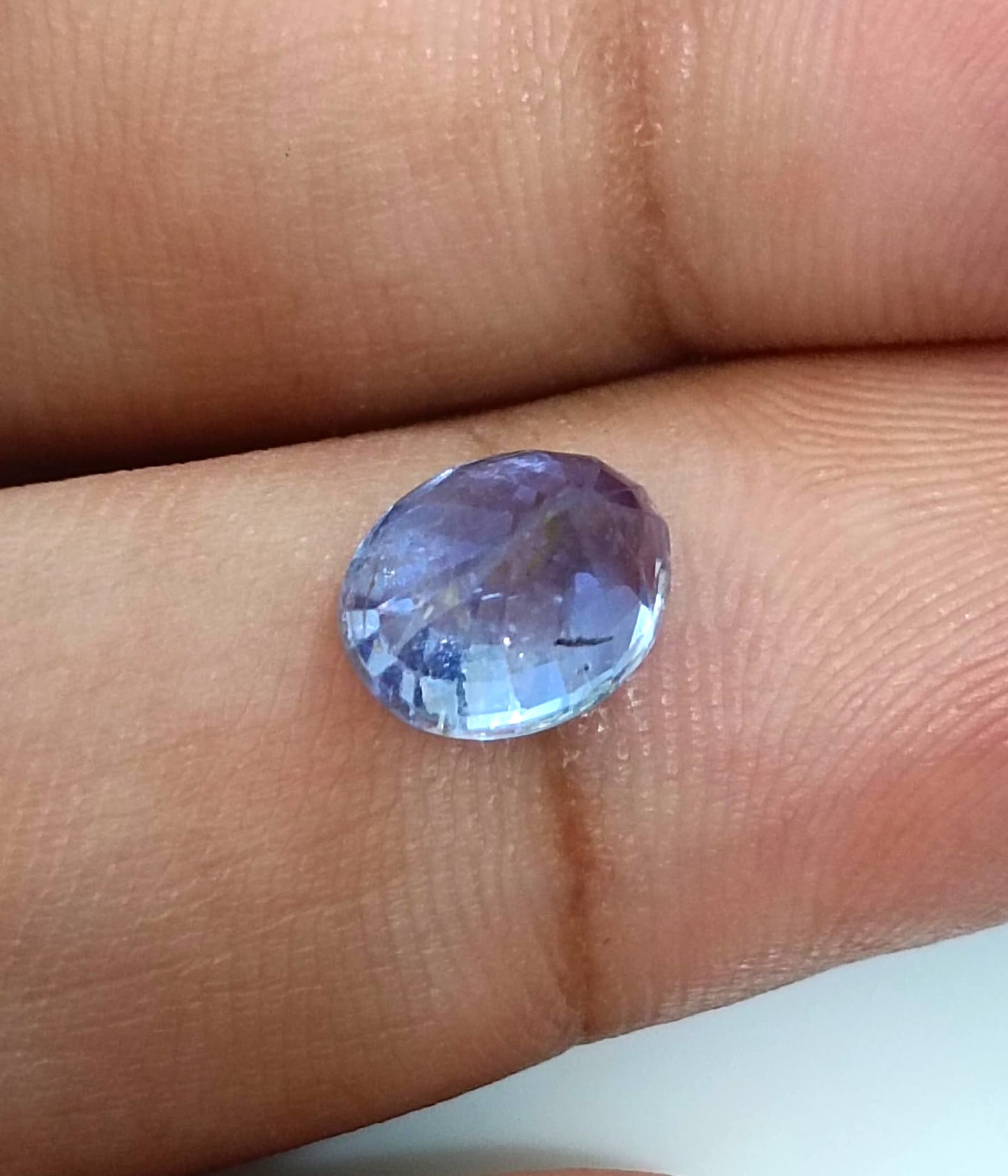 GSI Certified 2.83ct Blue Ceylon Sapphire , 100% Natural Untreated Earth Mined Gemstone