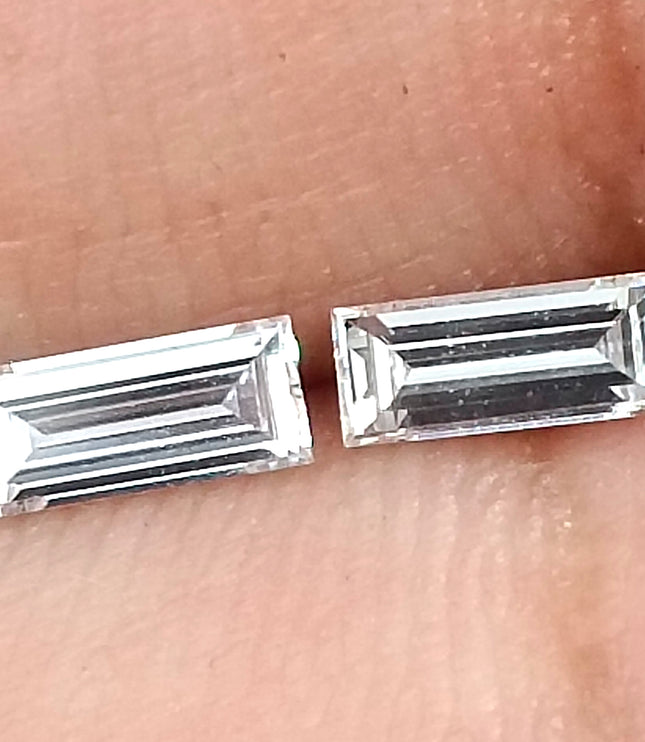 0.51ct Matched Diamond(CVD) Pair F-G 0.51ct Baguette Cut