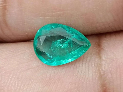 GSI Certified 1.65ct Zambian Natural Emerald