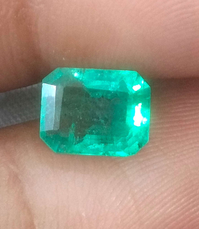 2.03ct Certified Colombian Natural Emerald