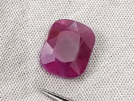 Natural Ruby 5.87ct Certified untreated Cushion Cut Loose Gemstone