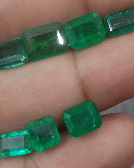 13.63ct Natural Zambian Emerald Parcel Earth Mined Loose Gemstones