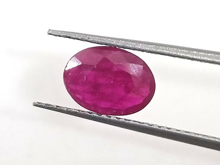 GSI Certified 0.96ct Mozambique Ruby, Natural Untreated Gemstone