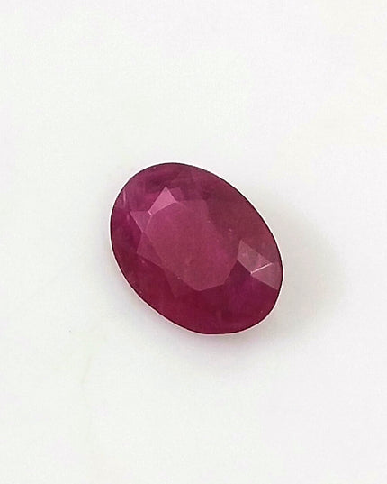 GSI Certified 1.10ct Deep Maroon Red Ruby, Untreated