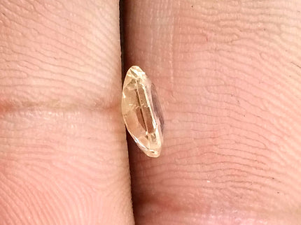 Padparadscha Sapphire 1.42ct Certified Pinkish Orange Unheated Octagon Cut Natural Loose Gemstone