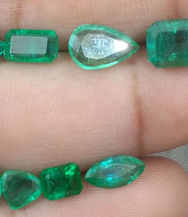 9.00ct Natural Zambian Emerald Parcel.