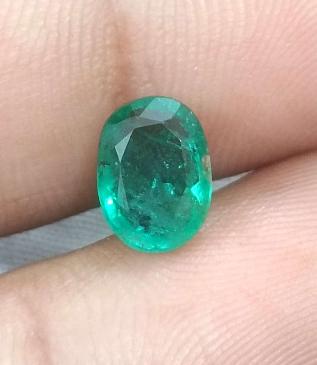 1.87ct Certified Natural Zambian Emerald.