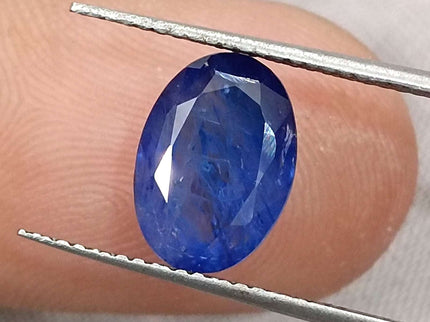 Royal Blue Sapphire 4.01ct Natural Oval Cut Loose Gemstone