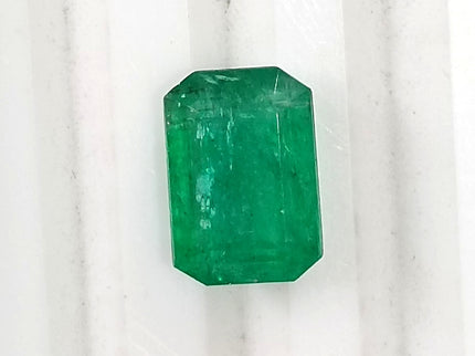 Panjshir Emerald 1.96ct Neon Green Emerald Cut Loose Stone