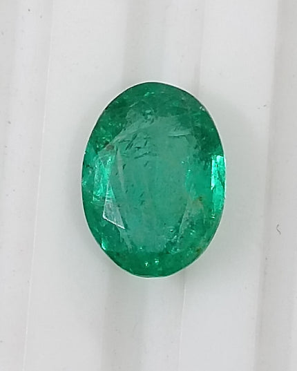 1.24ct Quality Natural Zambian Emerald Stone Spring Green Color Gemstone