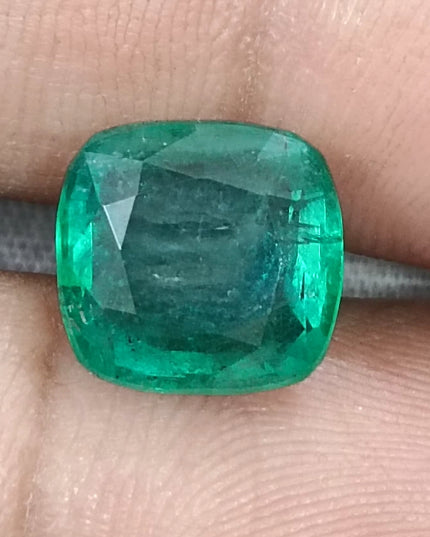 5.87ct Zambian Emerald, Natural Deep Green Gemstone