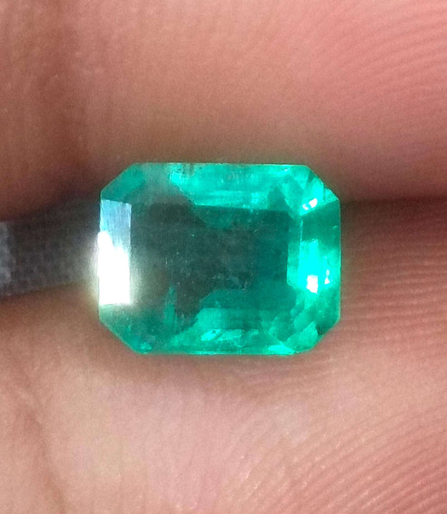 2.03ct Certified Colombian Natural Emerald