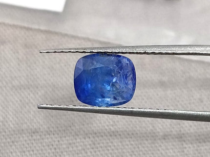 Natural Blue Sapphire 1.63ct Certified Medium Deep Color Sri Lanka Cushion Cut Loose Gemstone