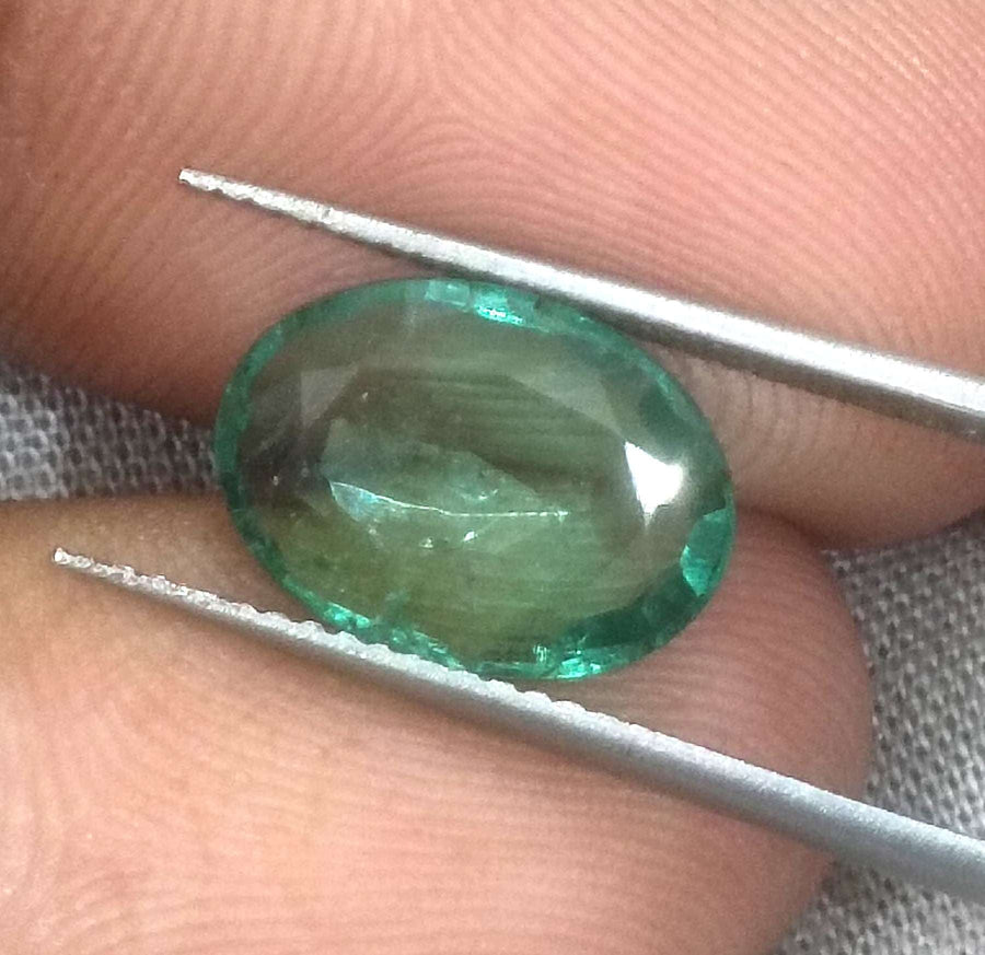2.74ct Certified Natural Zambian Emerald Stone