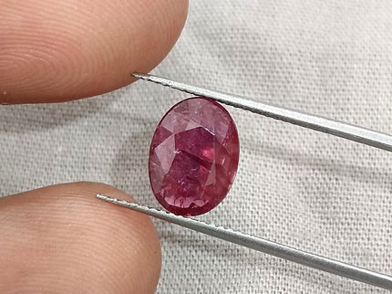 2.19ct Natural Ruby Untreated Mozambique SGL Certified Deep Cranberry Red Stone