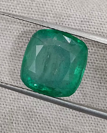 5.87ct Zambian Emerald, Natural Deep Green Gemstone