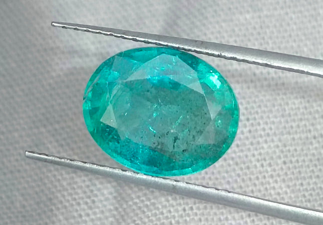 GSI Certified 2.93ct Zambian Emerald, Natural Gemstone