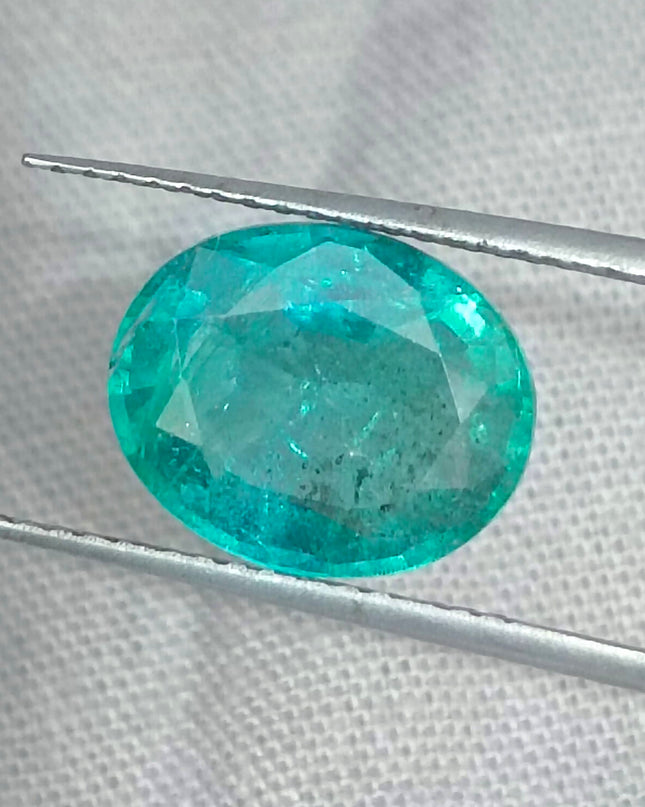 GSI Certified 2.93ct Zambian Emerald, Natural Gemstone