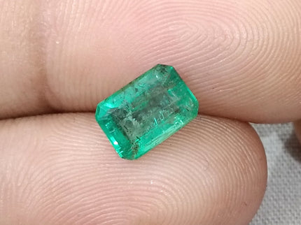 1.64ct Zambian Emerald, 100% Natural Gem