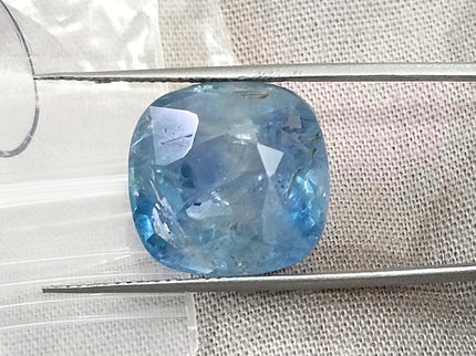 17.96ct Untreated Blue Sapphire Natural IIGJ Certified Burmese Cushion Cut Gemstone